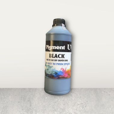 Mực dầu piment uv dùng cho máy epson màu đen ( bình 1 lít )